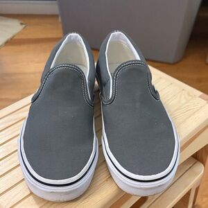 Vans Gray Slip-On Sneakers